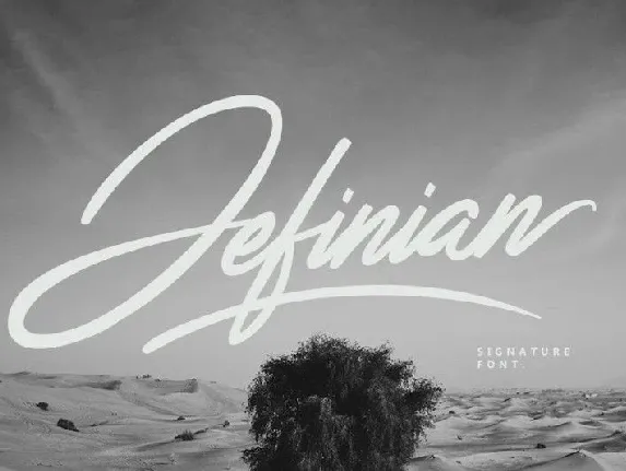 Jefinian Script font