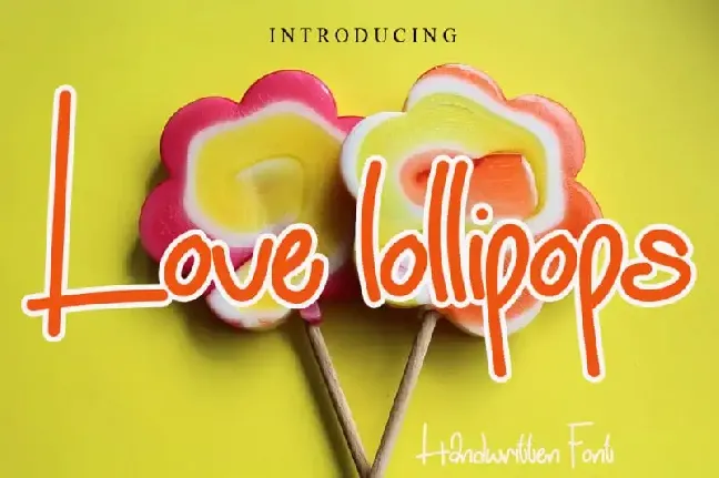 Love Lollipops font