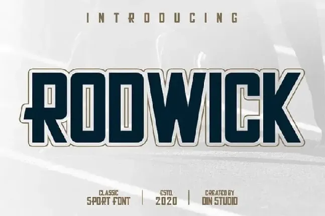 Rodwick Display font