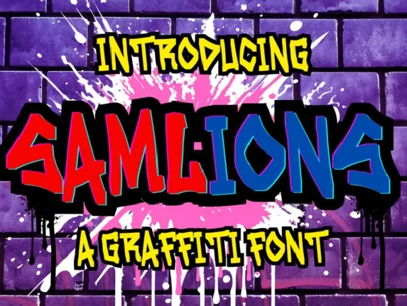 Samlions font