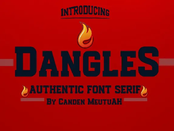 Dangles font