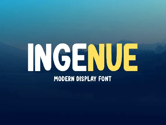 Ingenue font