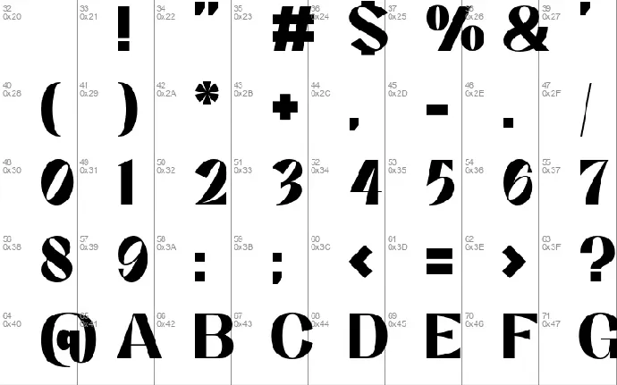 Hidoria font