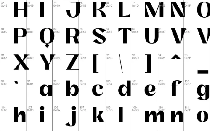 Hidoria font