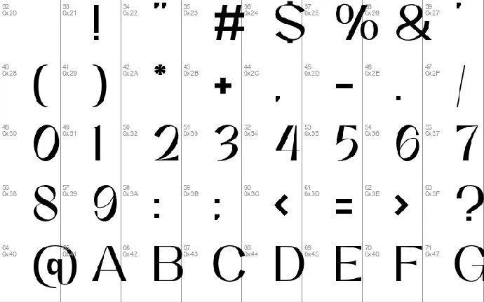 Hidoria font