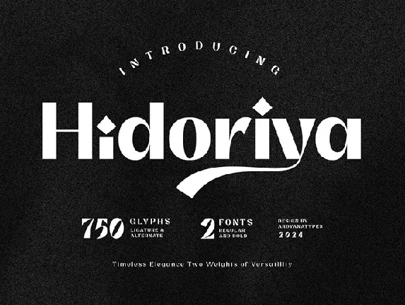 Hidoria font