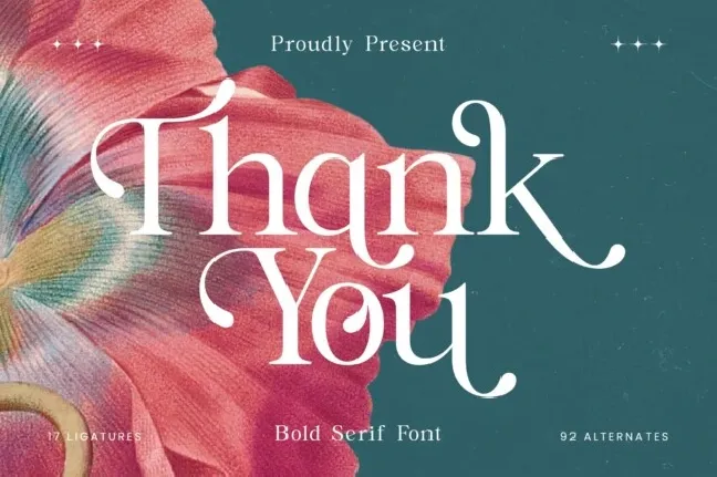 Realistic Nature font