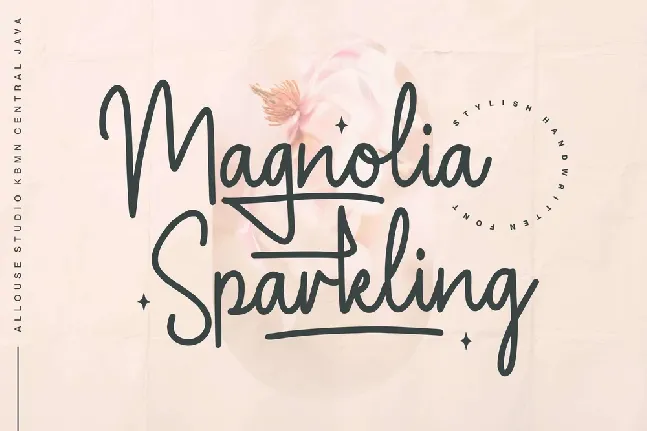 Magnolia Sparkling font