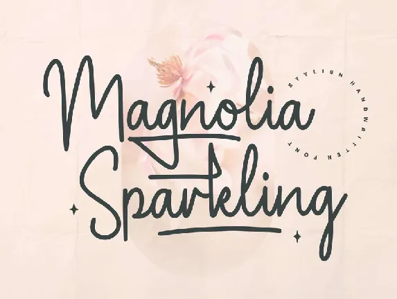 Magnolia Sparkling font