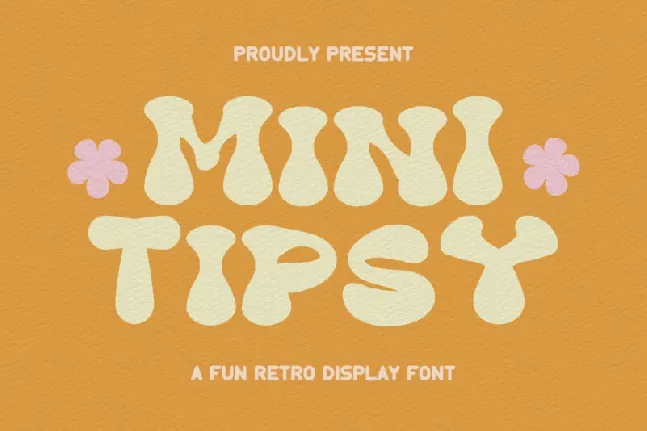 Mini Tipsy Display font