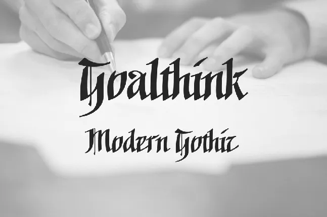 Goalthink font