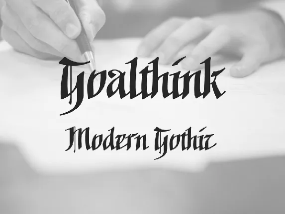 Goalthink font