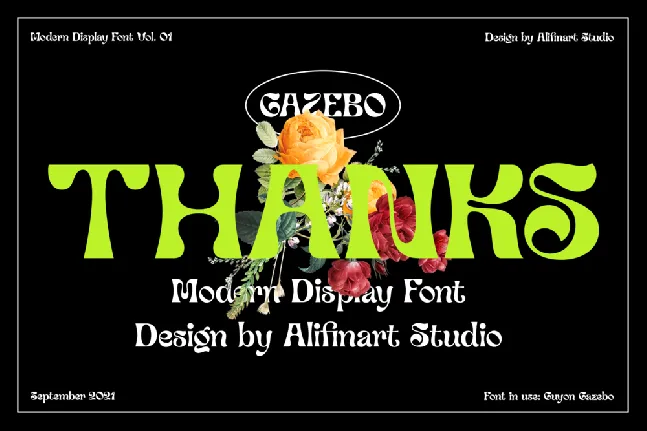 Guyon Gazebo font