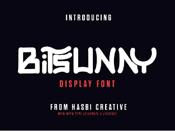 Bitsunny Display font