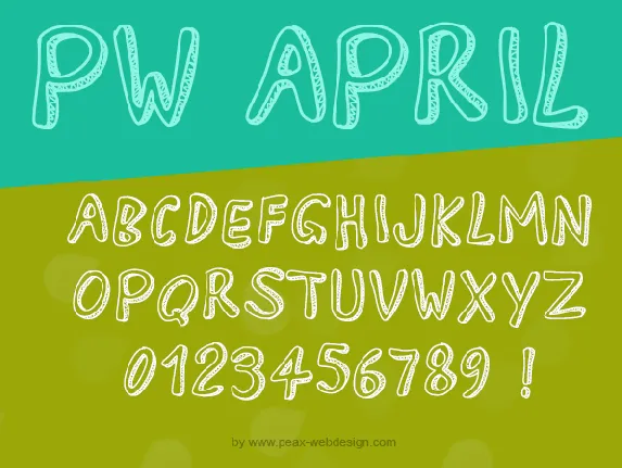 PWApril font