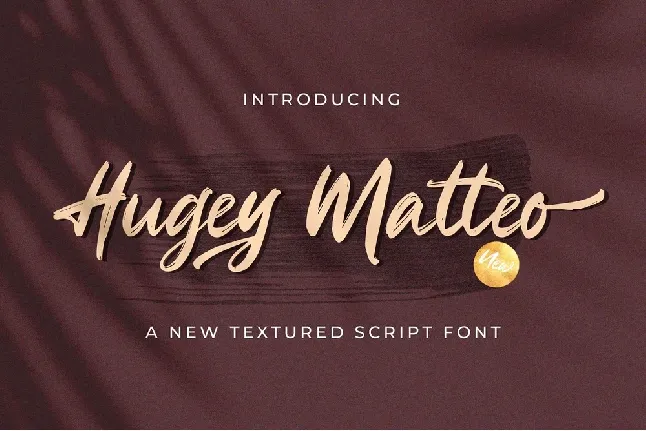 Hugey Matteo font