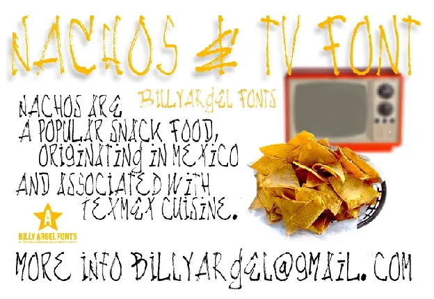 NACHOS & TV font