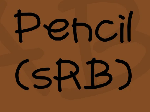 Pencil (sRB) font