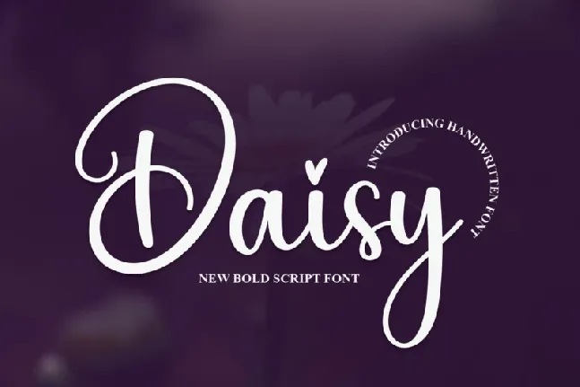 Daisy Script font