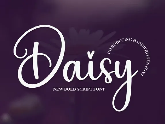 Daisy Script font