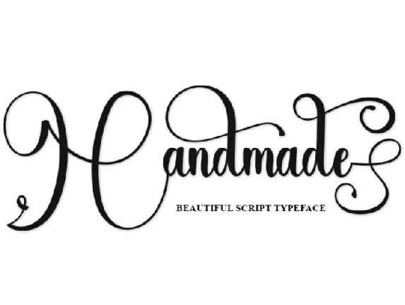 Handmade Calligraphy Typeface font