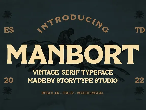 MANBORT font