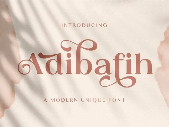 Adibafih font