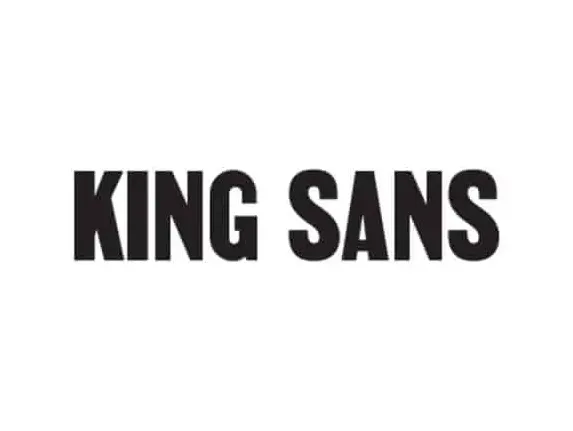 King Sans Serif font