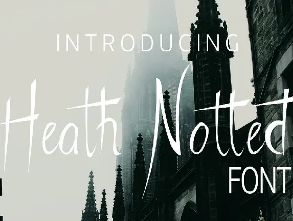 Heath Notted font