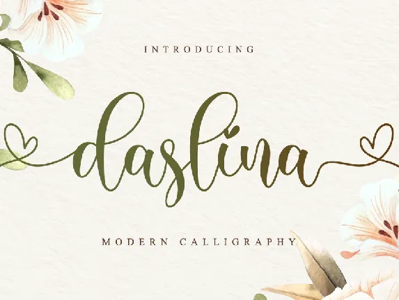 Daslina font