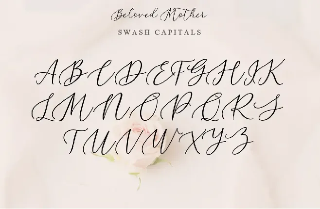 Beloved Mother font