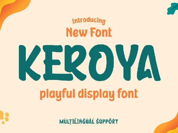 KEROYA Trial font