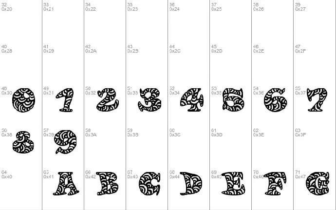 Doodletters font