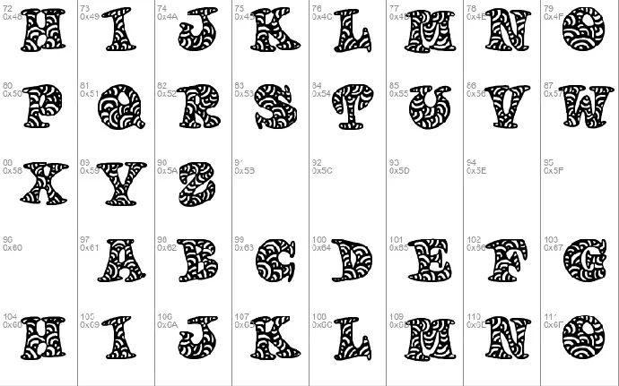 Doodletters font