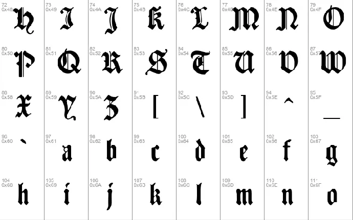 Traditio AH font