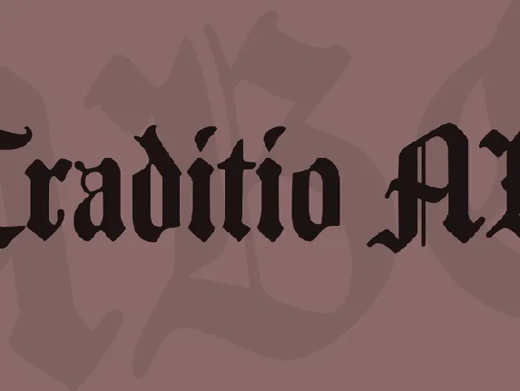 Traditio AH font