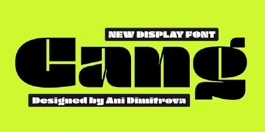 Gang font