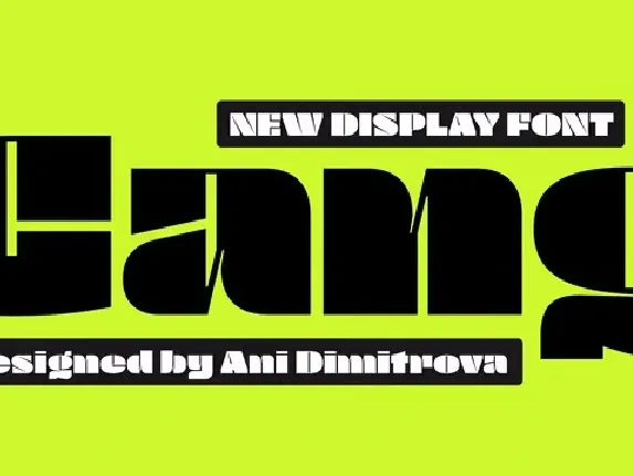 Gang font