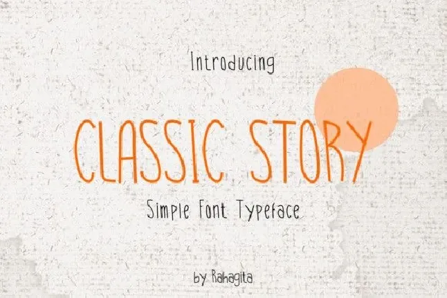 Classic Story font