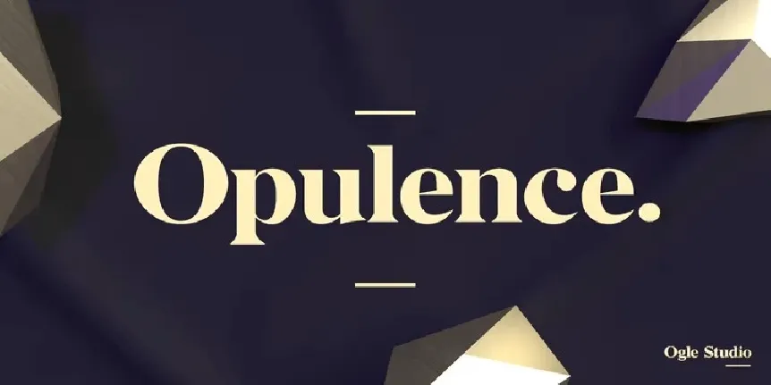 Opulence font