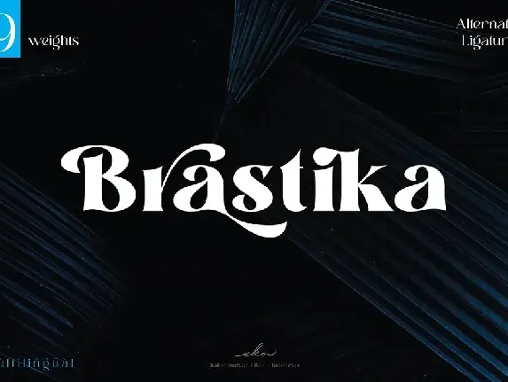 Brastika font