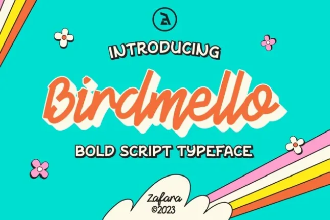 Birdmello font