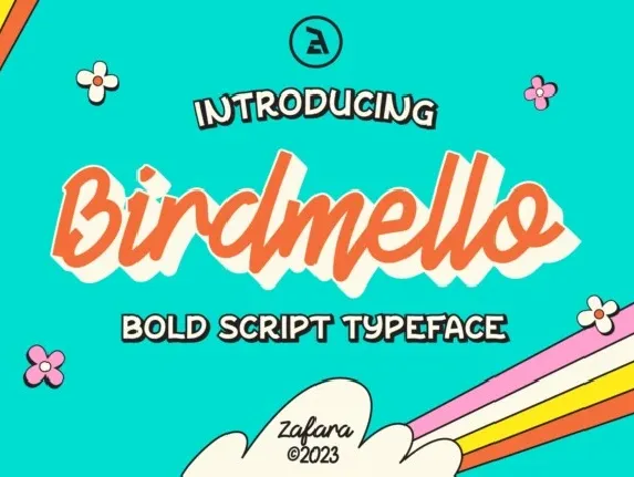 Birdmello font