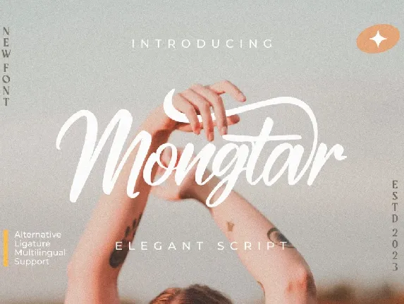 Mongtar Demo font