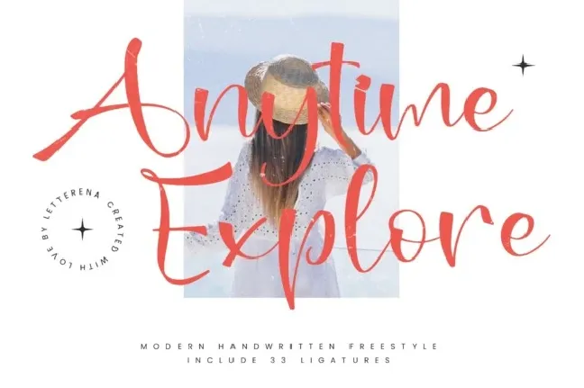 Anytime Explore font