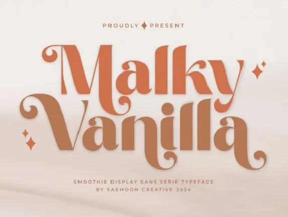 Malky Vanilla font