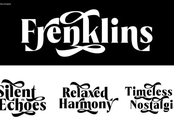 Frenklins Typeface font