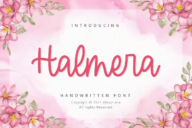 Halmera font