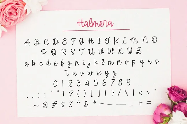 Halmera font