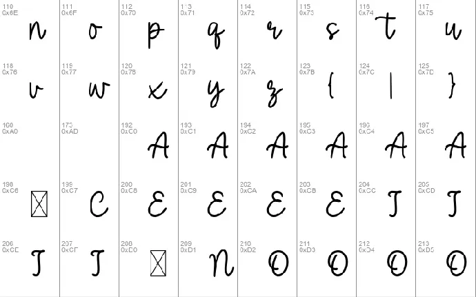 Halmera font